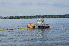 Oil Spill Boom HMCS Max Bernays